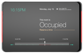 IAdea room-booking and occupancy panel