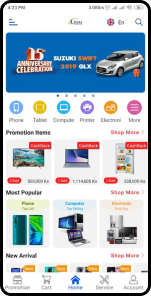 Linn IT Mart storefront homepage